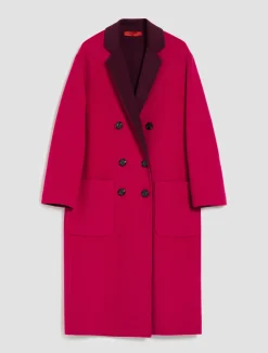 Reversible wool coat