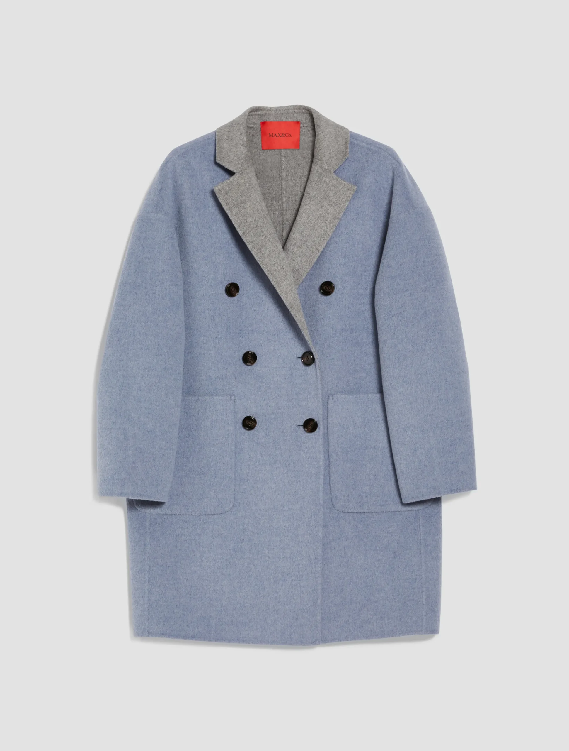 Reversible wool coat