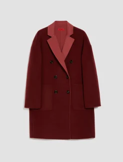 Reversible wool coat