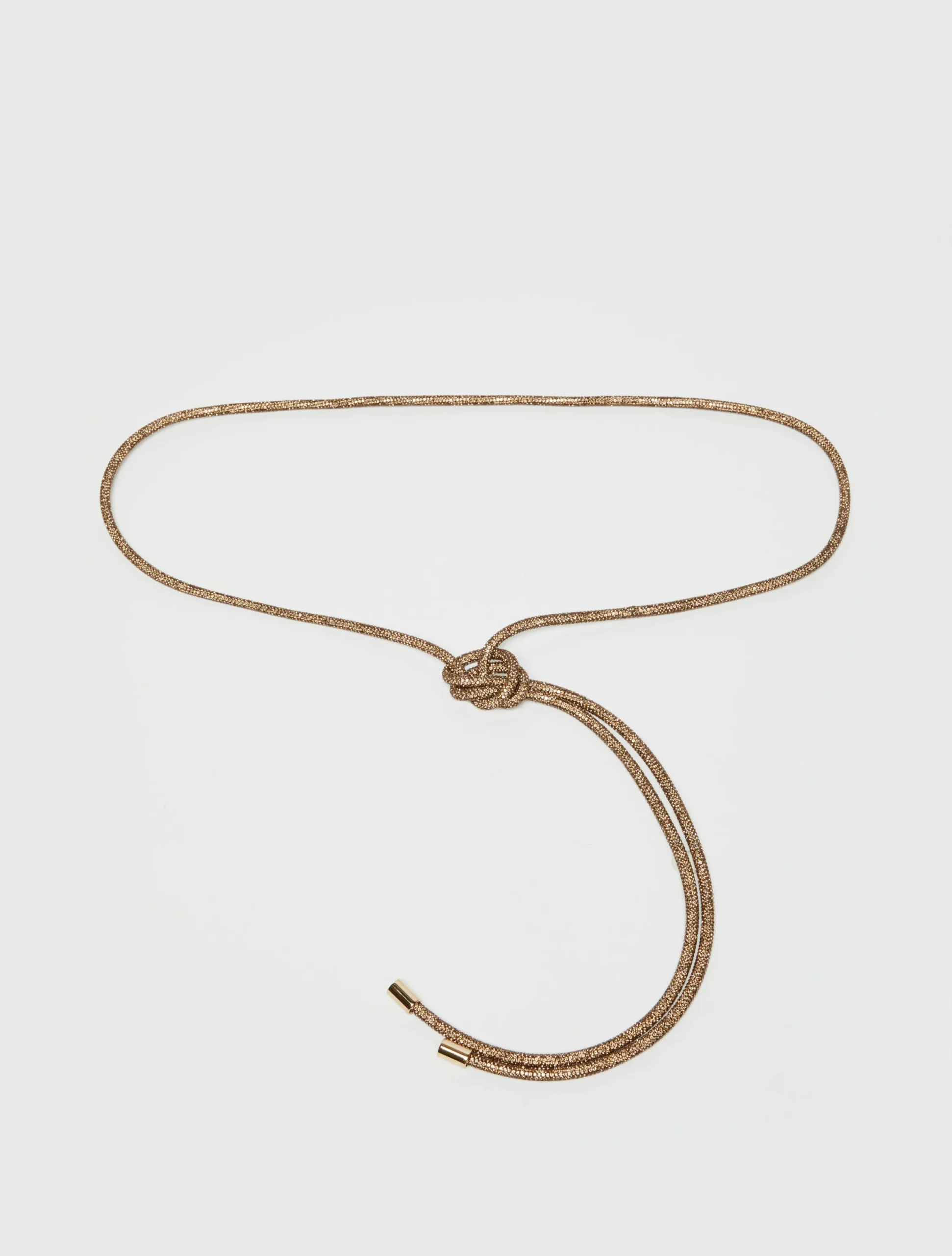 Rhinestone-embellished belt