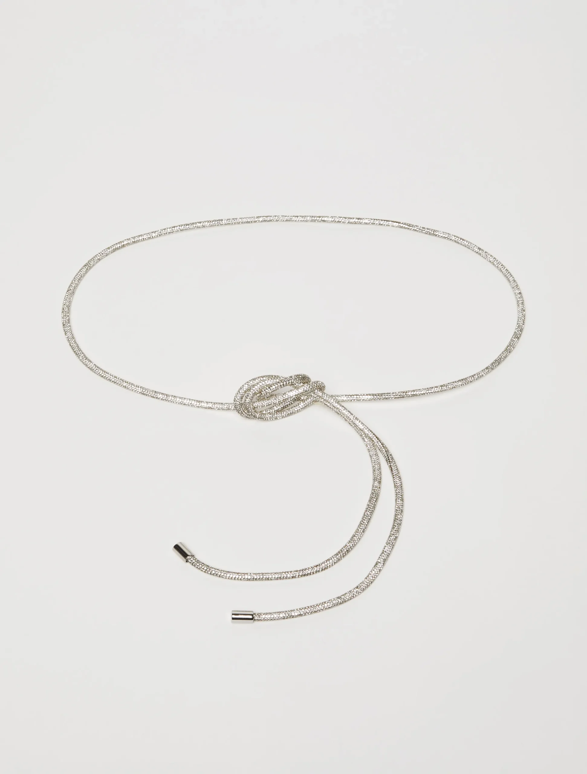 Rhinestone-embellished belt