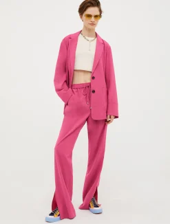 Ribbed cotton cropped top