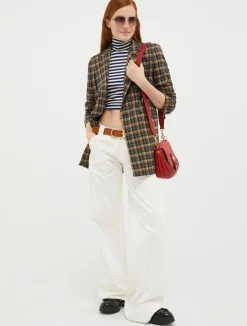 Ribbed cropped T-shirt