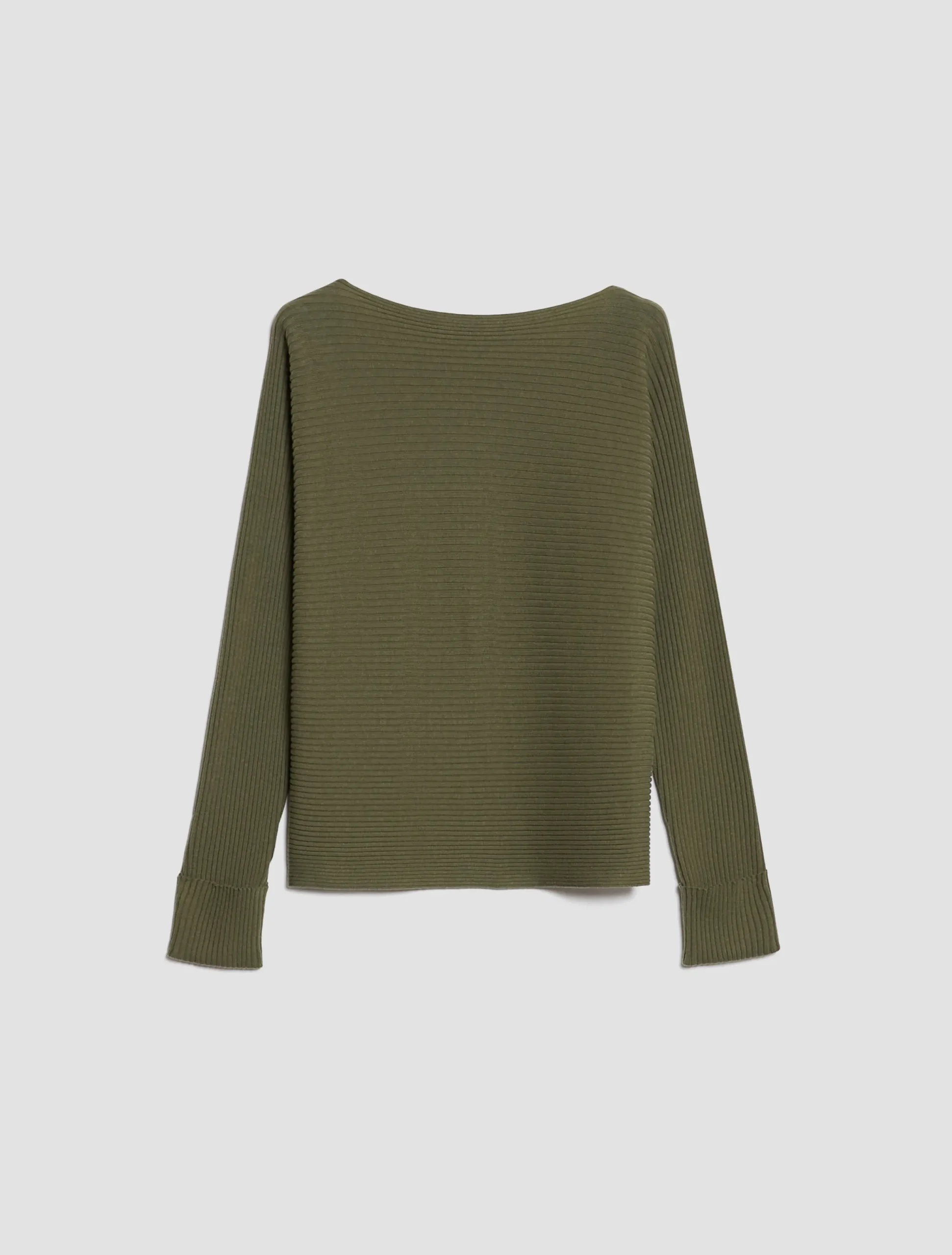 Ribbed knitted jumper
