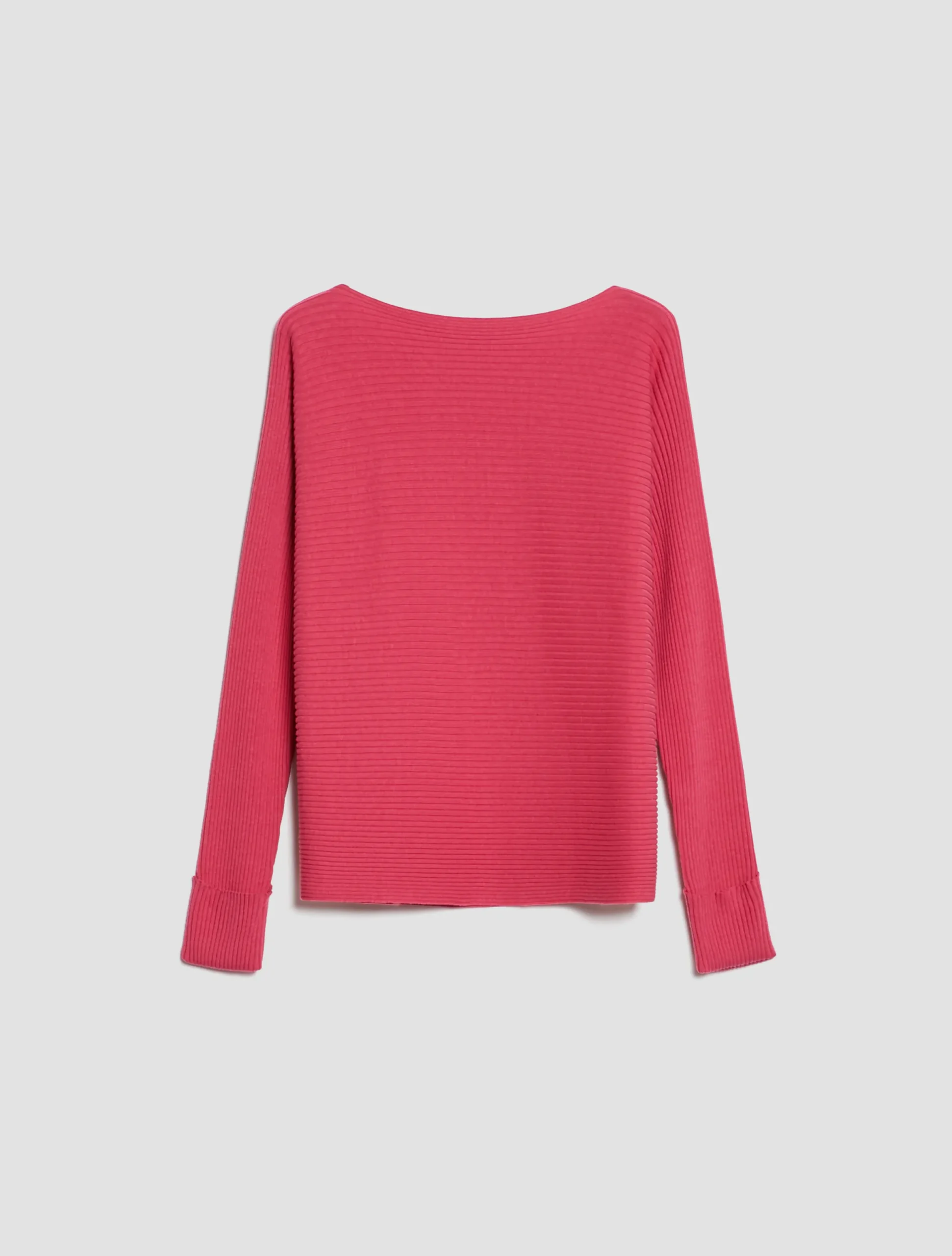 Ribbed knitted jumper