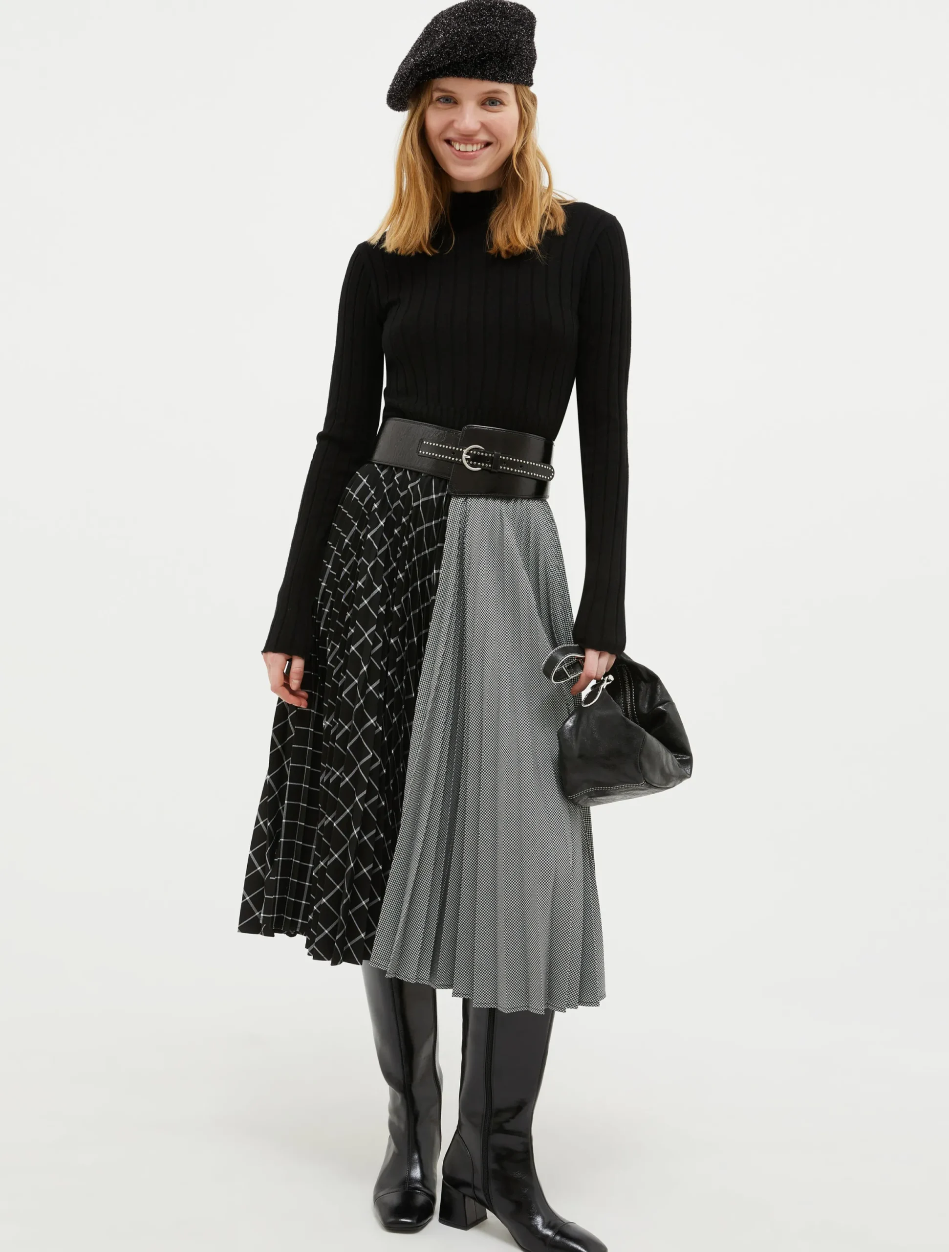 Ribbed wool and cashmere jumper