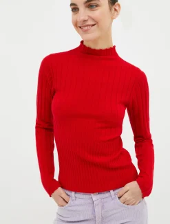 Ribbed wool and cashmere jumper