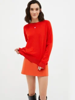 Ribbed wool jumper