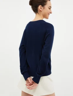 Ribbed wool jumper