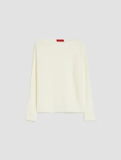 Ribbed wool-blend jumper