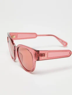 Round butterfly sunglasses