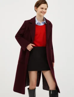 Runaway wool coat