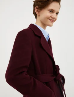 Runaway wool coat
