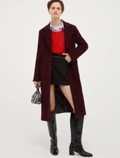 Runaway wool coat