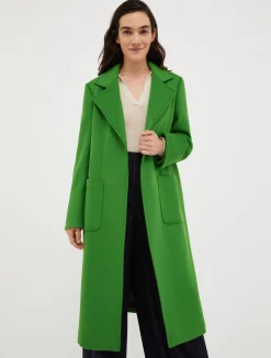 Runaway wool coat