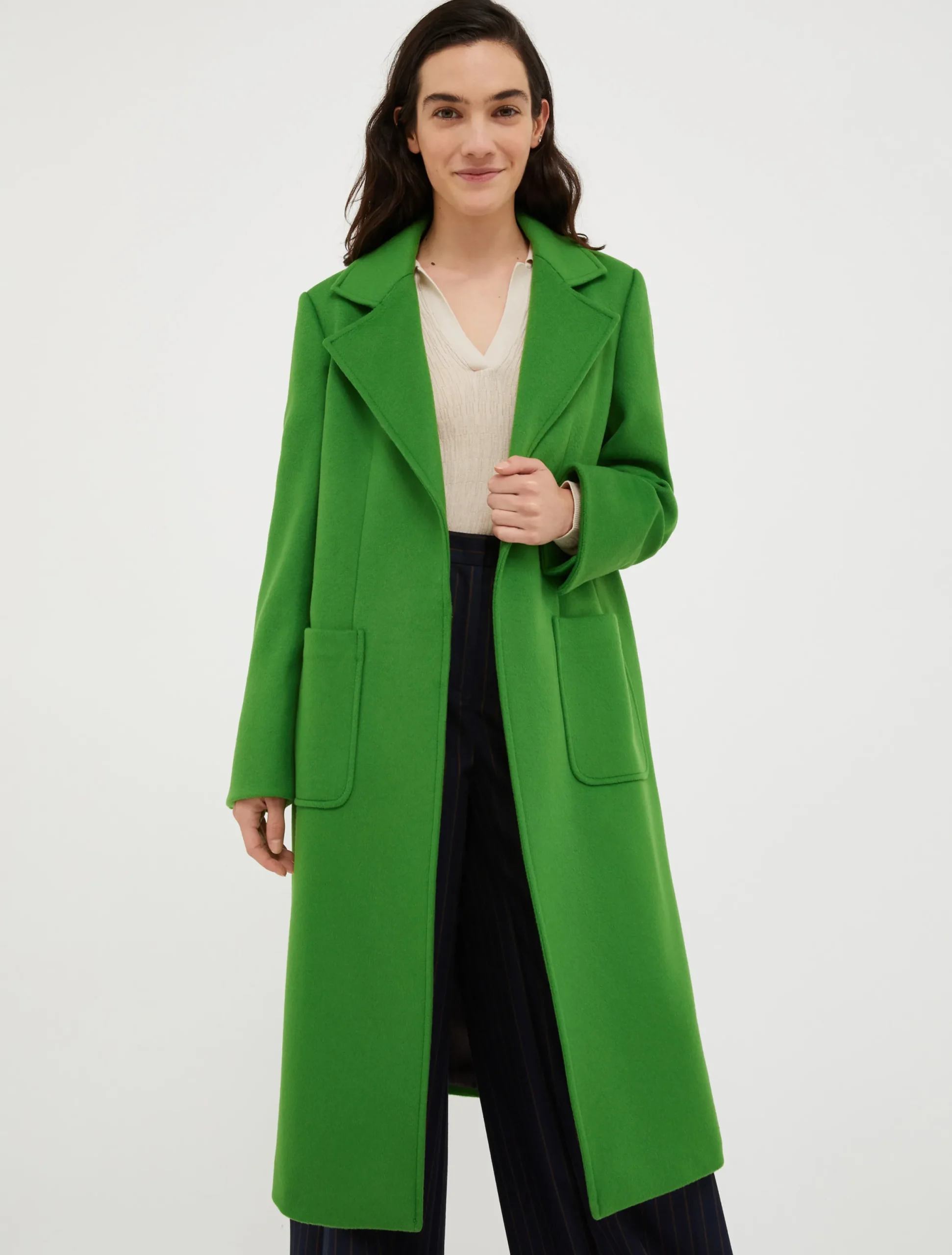 Runaway wool coat