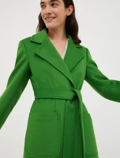 Runaway wool coat