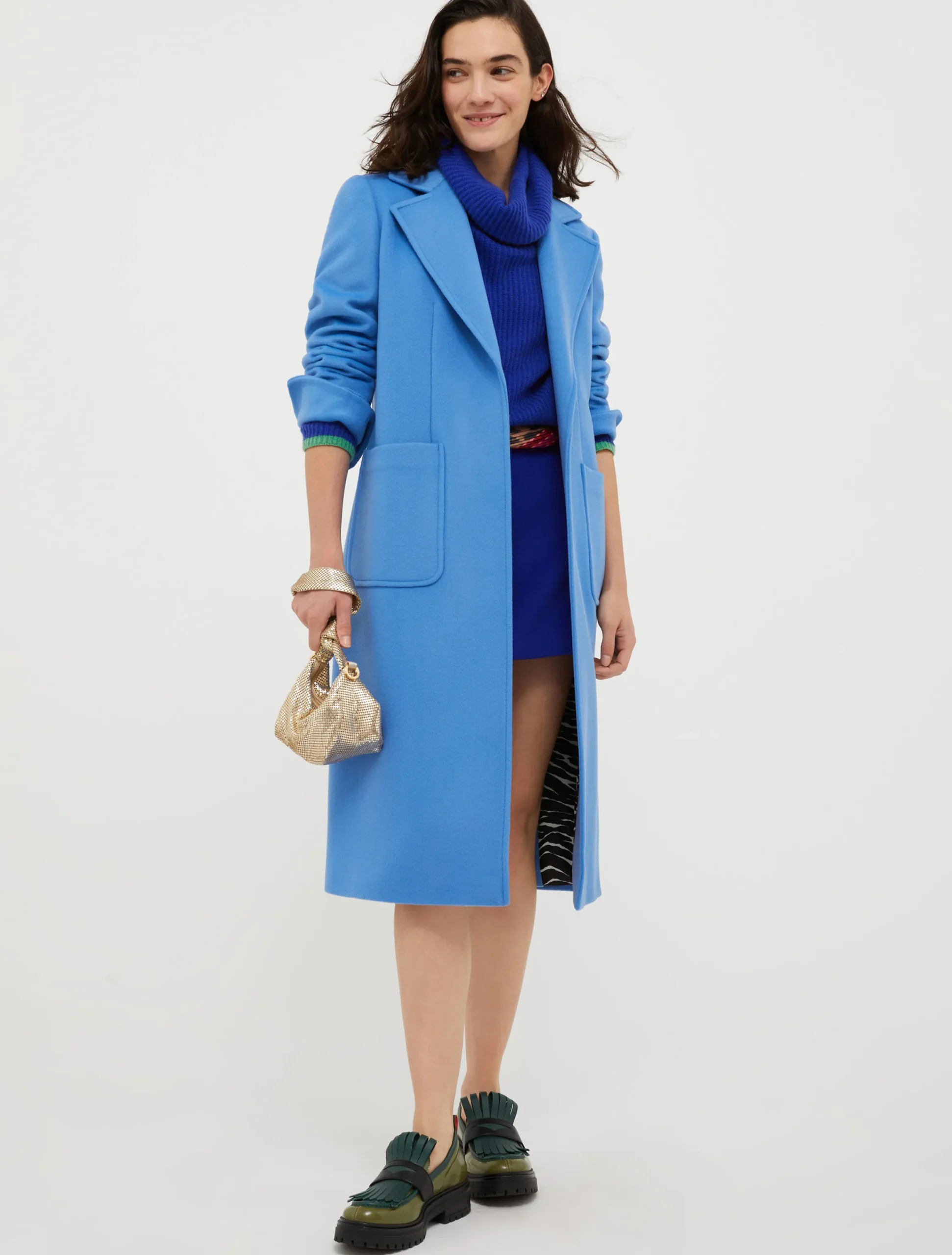 Runaway wool coat