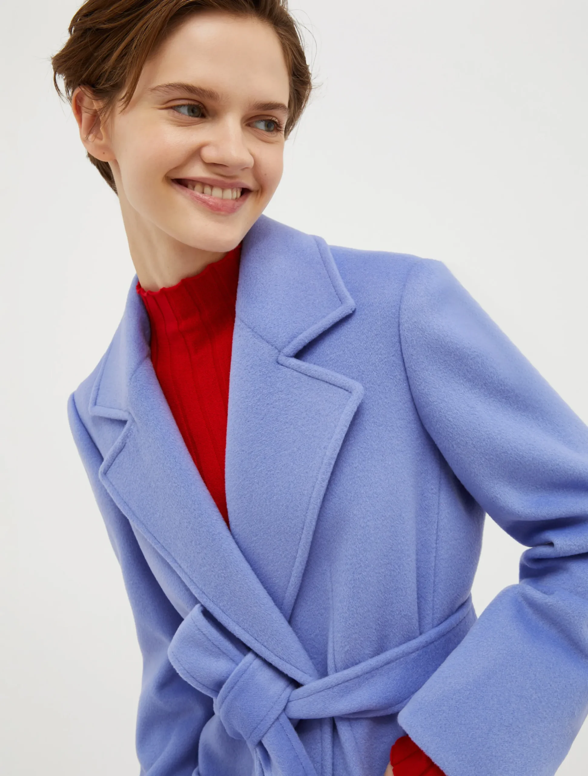 Runaway wool coat