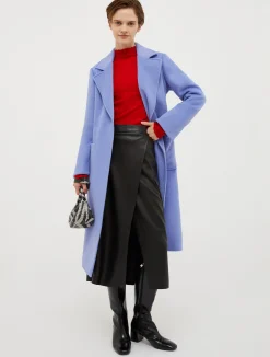 Runaway wool coat