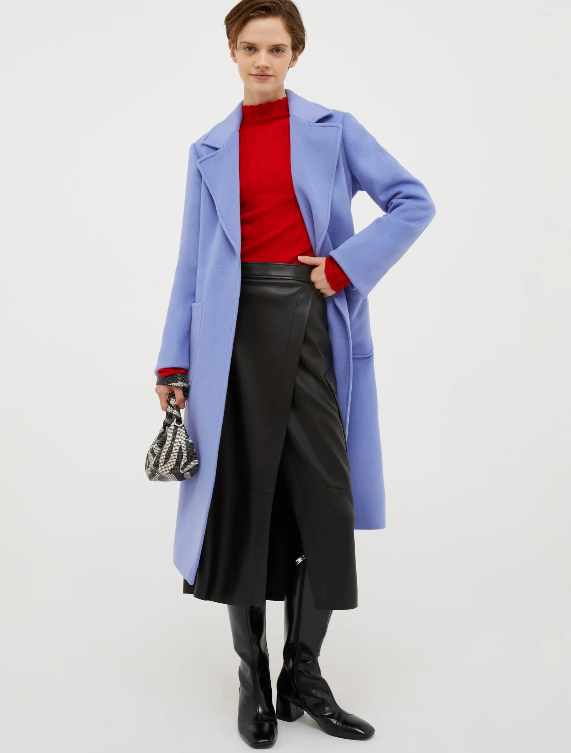 Runaway wool coat