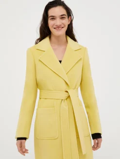 Runaway wool coat