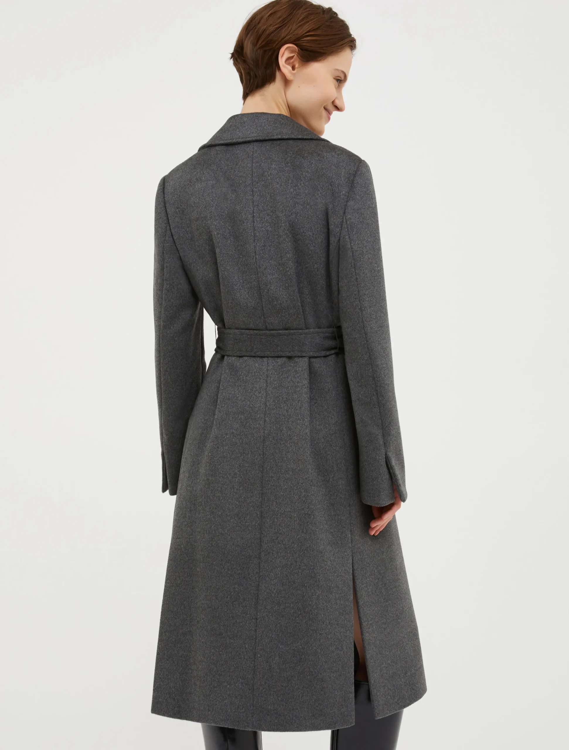 Runaway wool coat