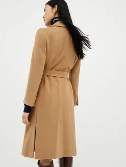 Runaway wool coat