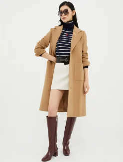 Runaway wool coat