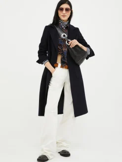 Runaway wool coat
