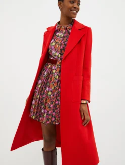 Runaway wool coat