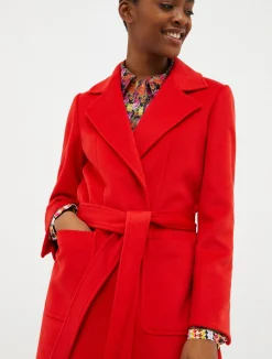 Runaway wool coat