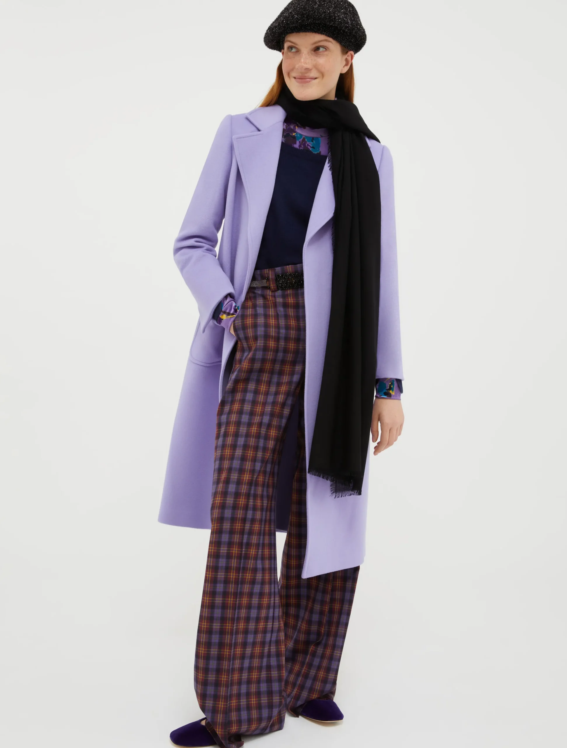 Runaway wool coat