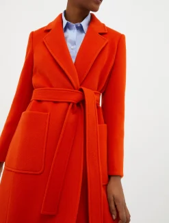 Runaway wool coat
