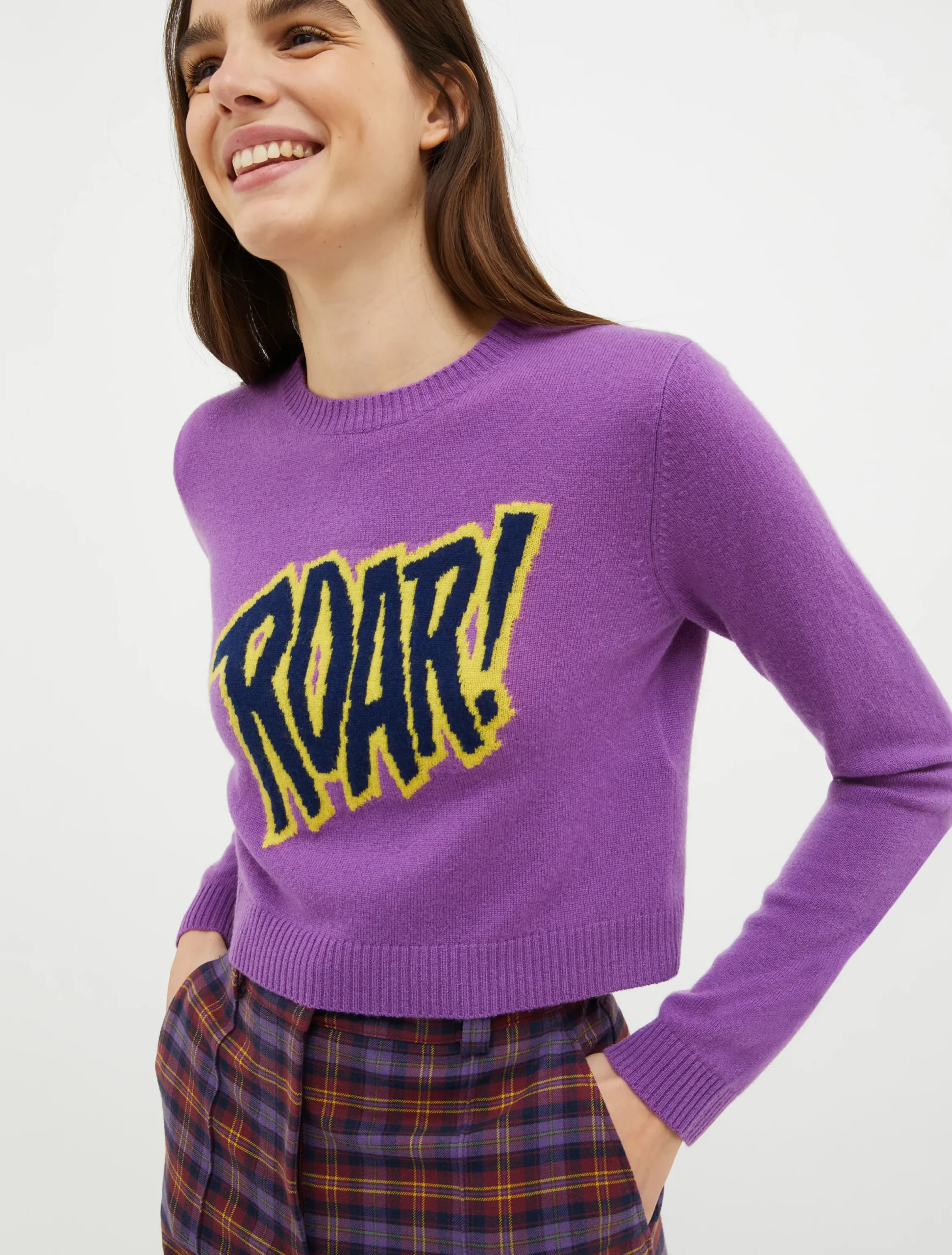 Sequinned wool-blend jumper