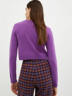 Sequinned wool-blend jumper