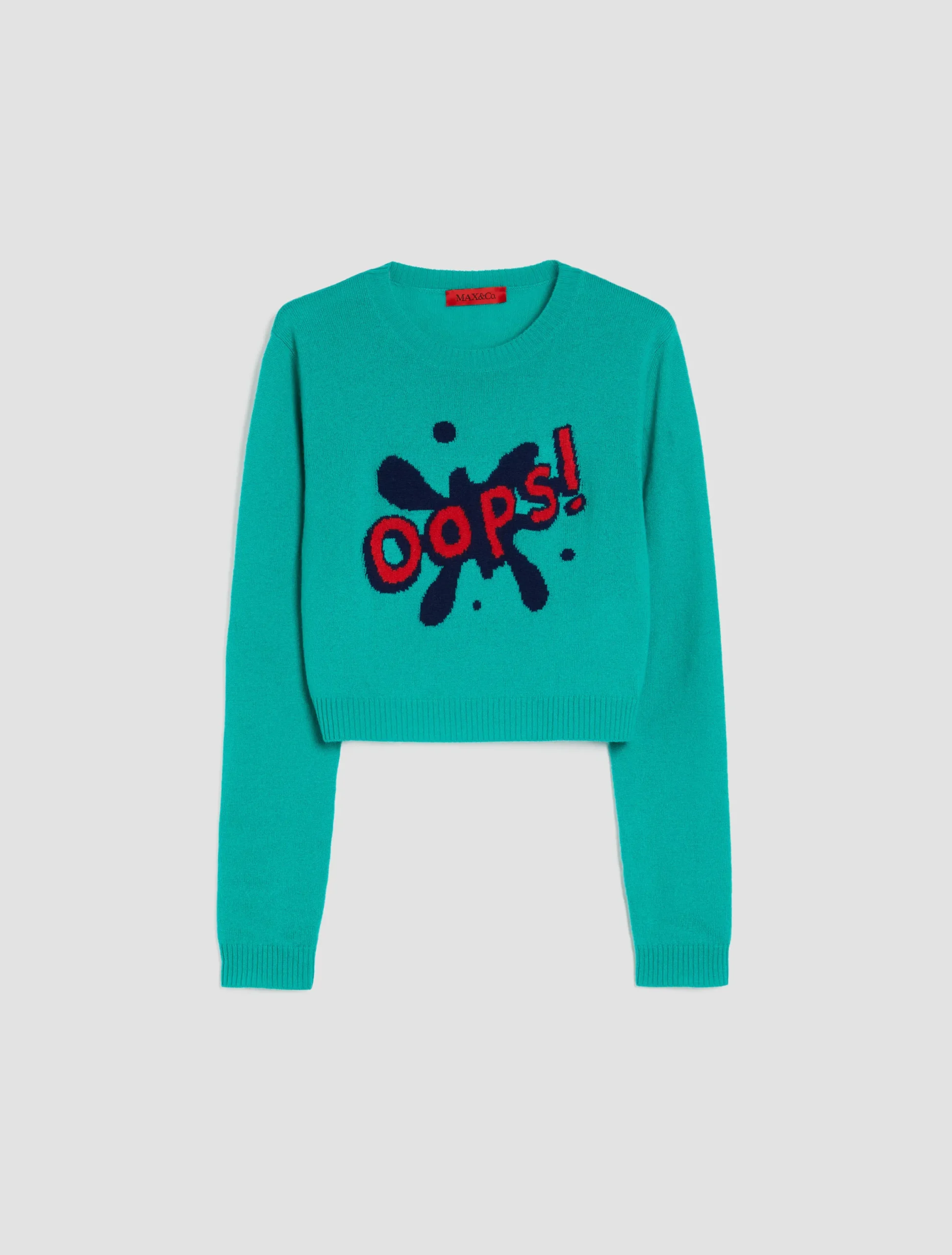 Sequinned wool-blend jumper