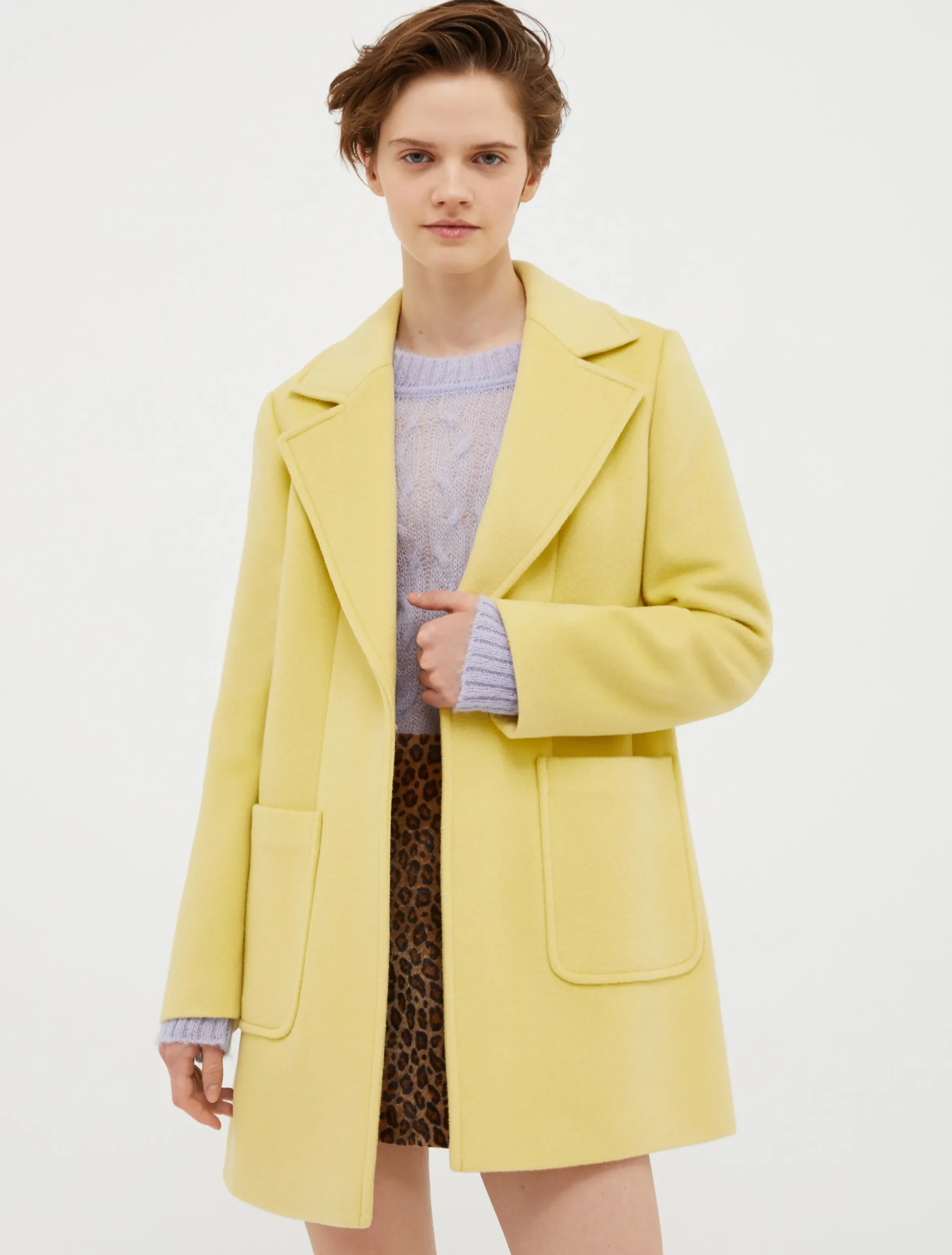 Shortrun wool coat
