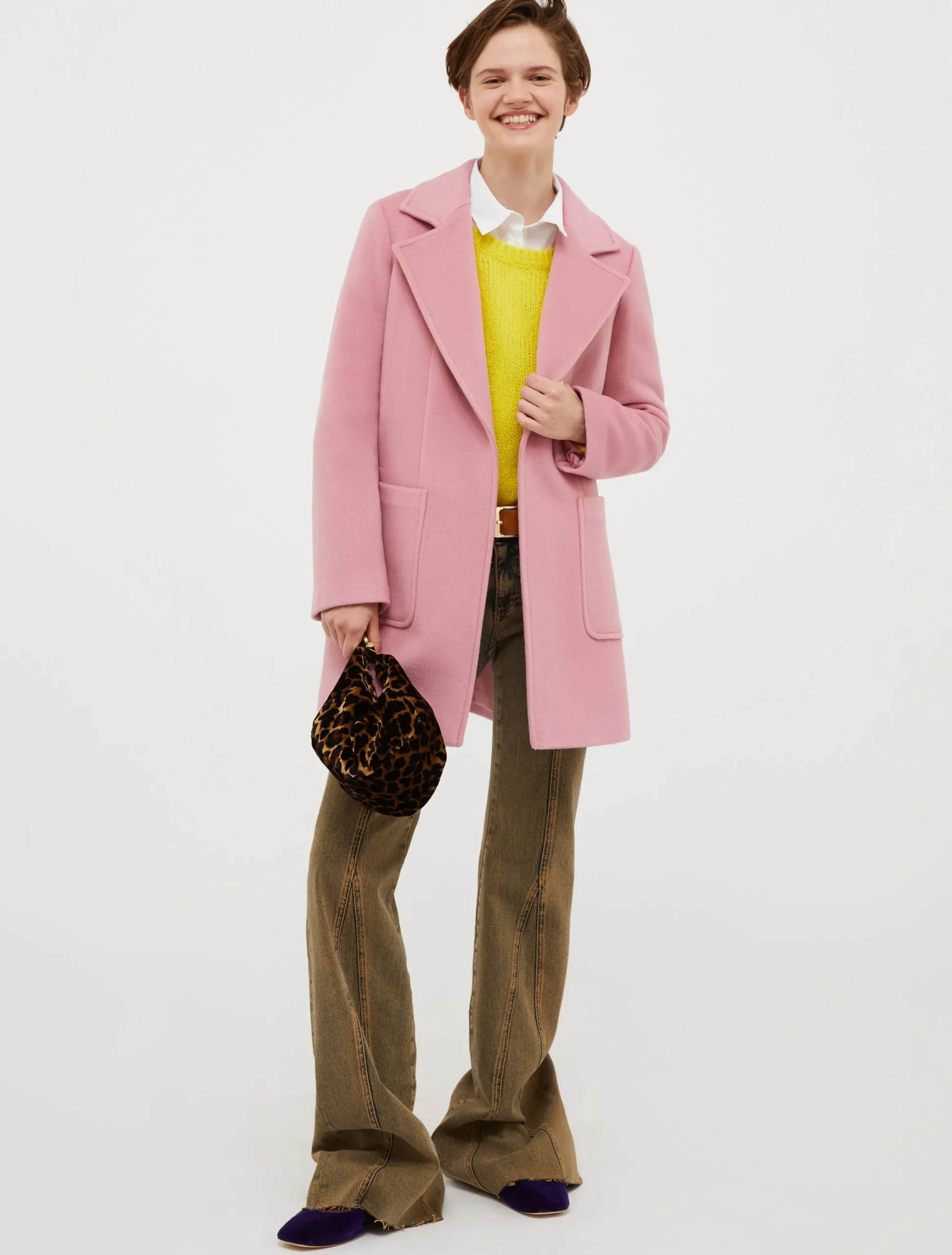 Shortrun wool coat