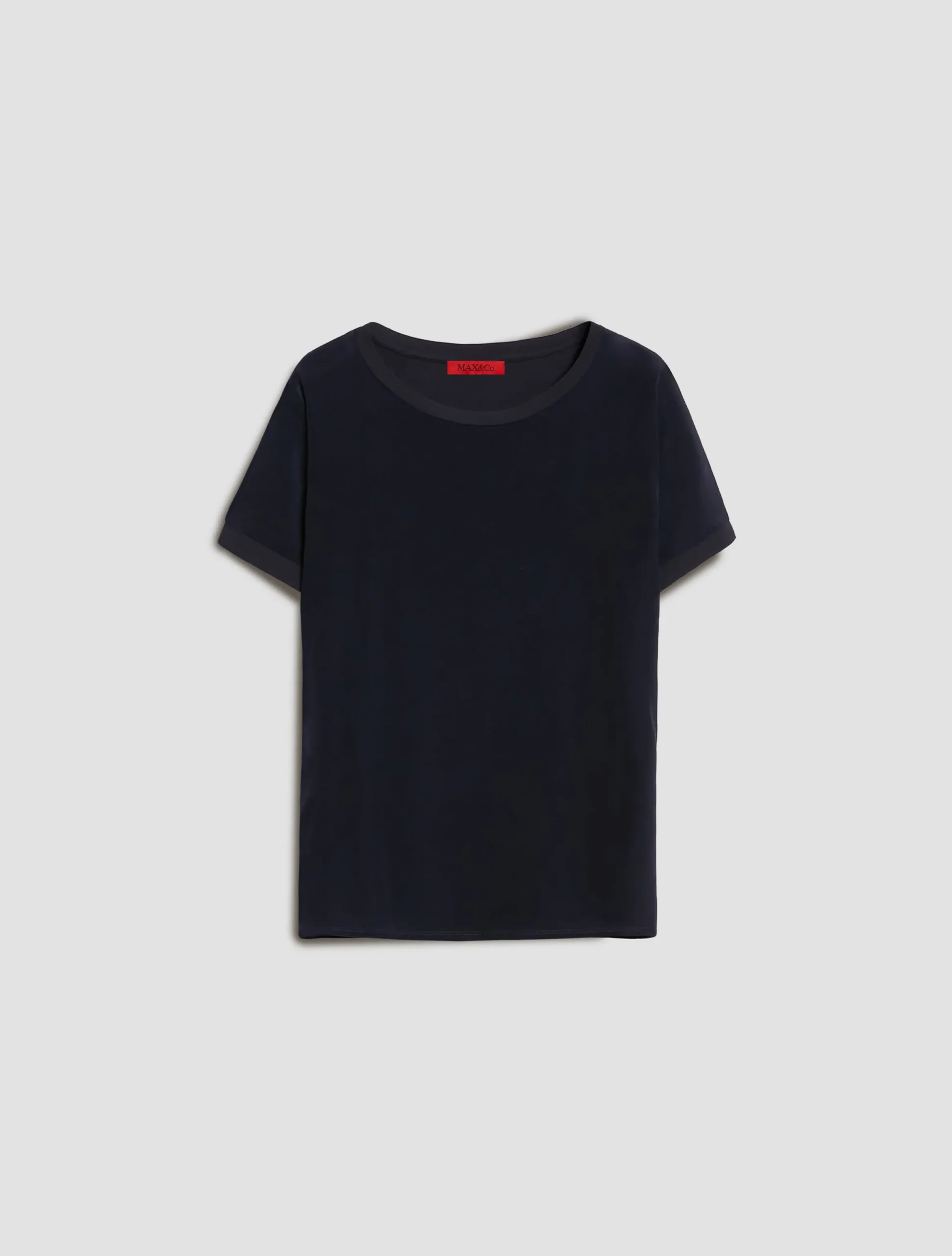 Silk and jersey T-shirt