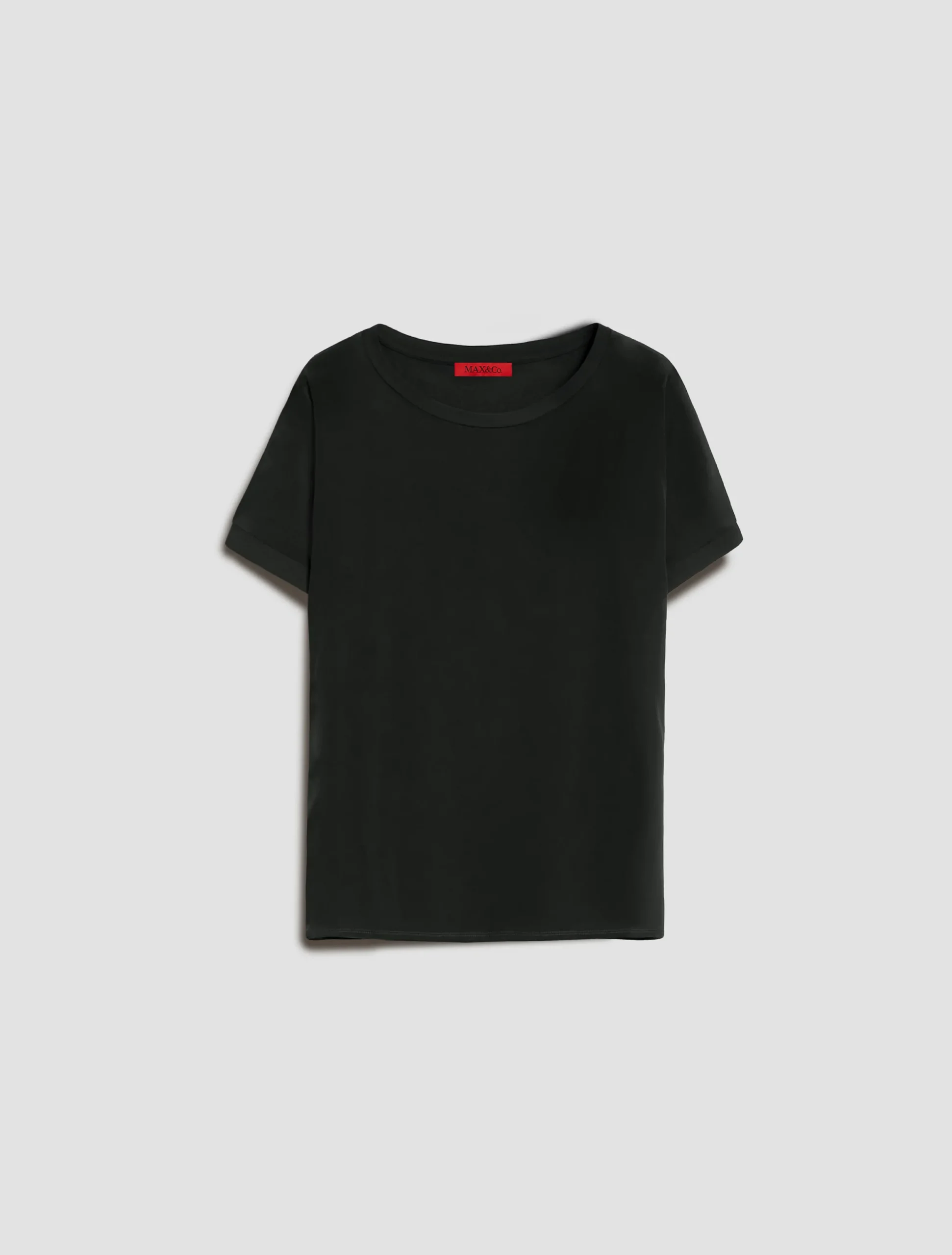 Silk and jersey T-shirt