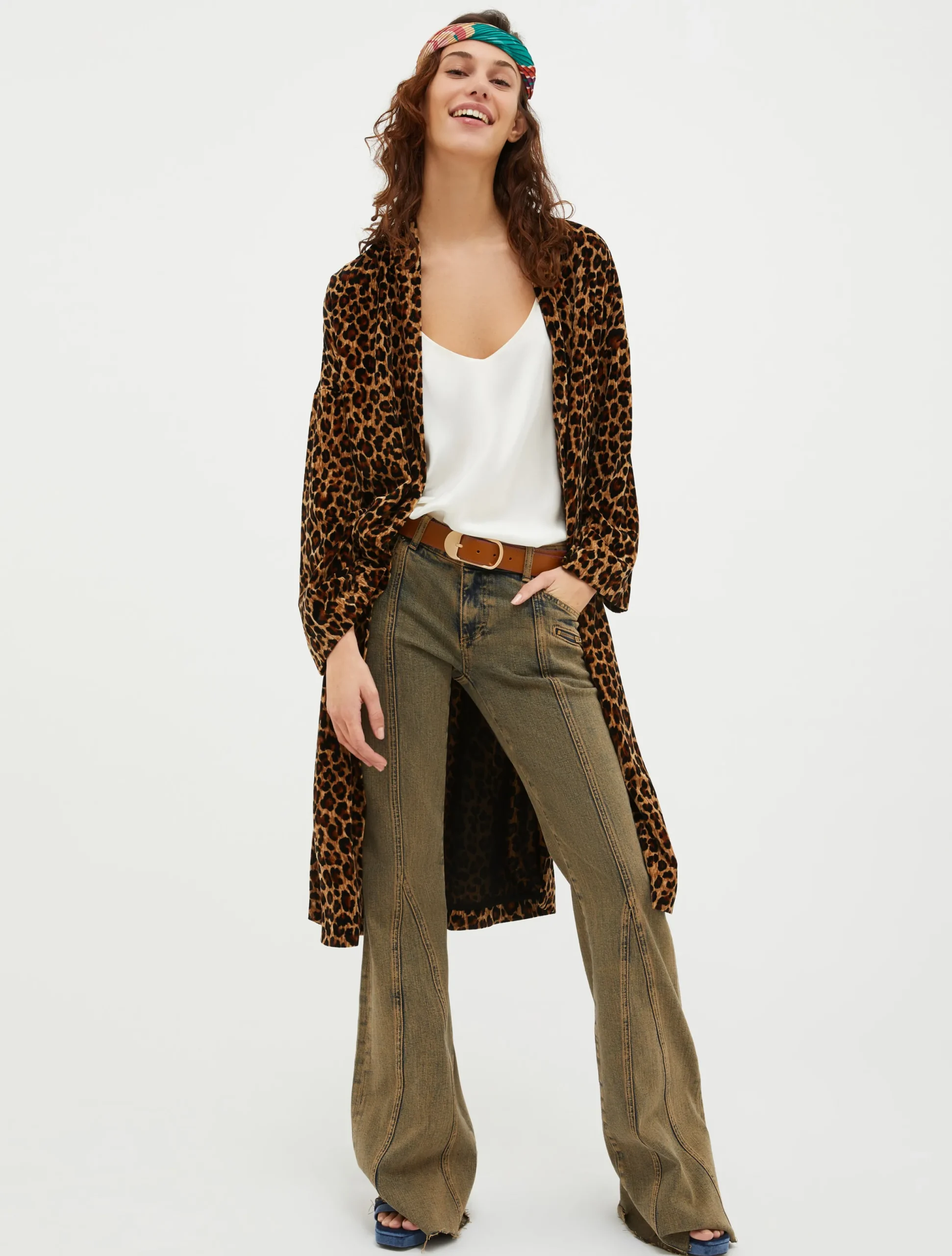 Silk-satin top