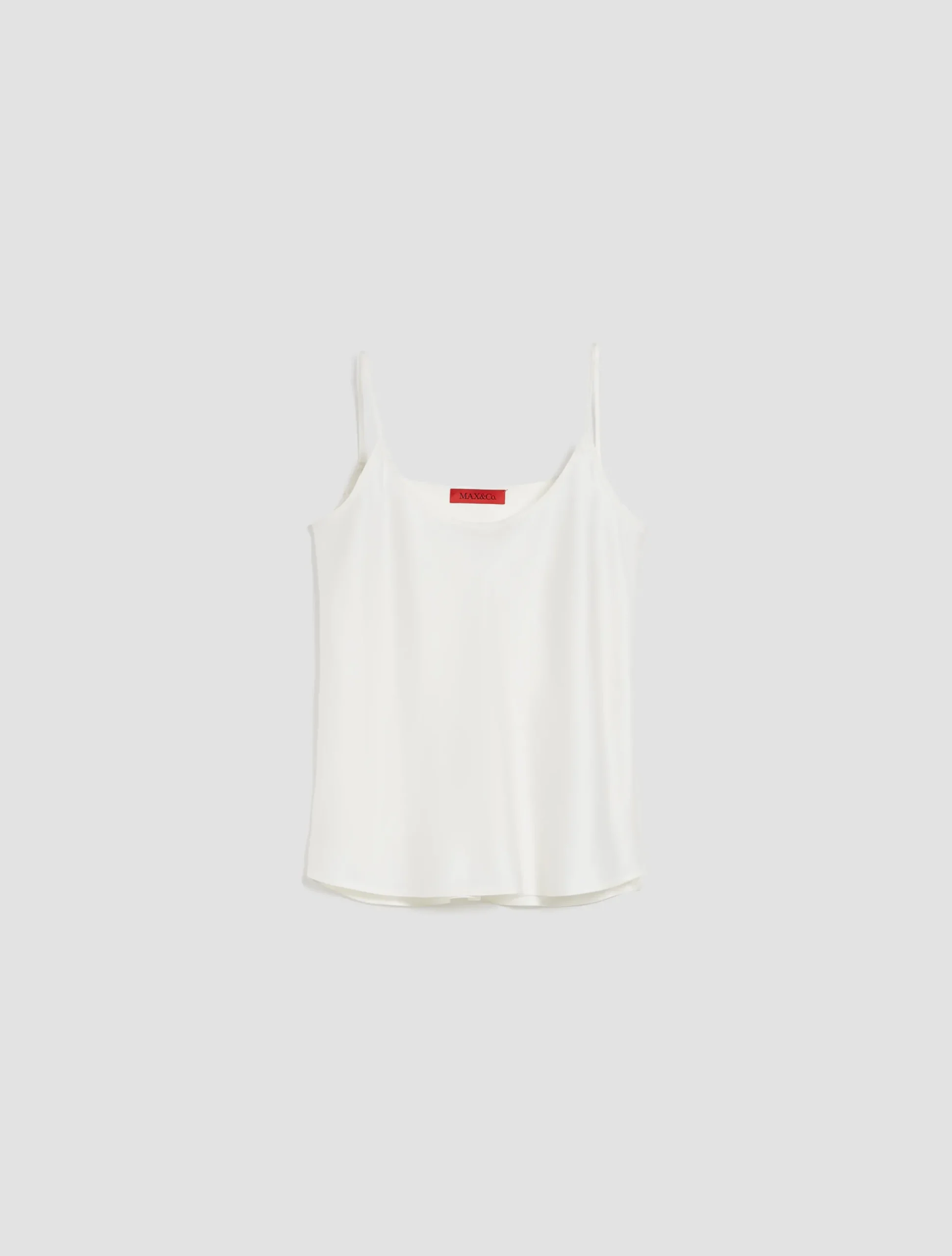 Silk-satin top