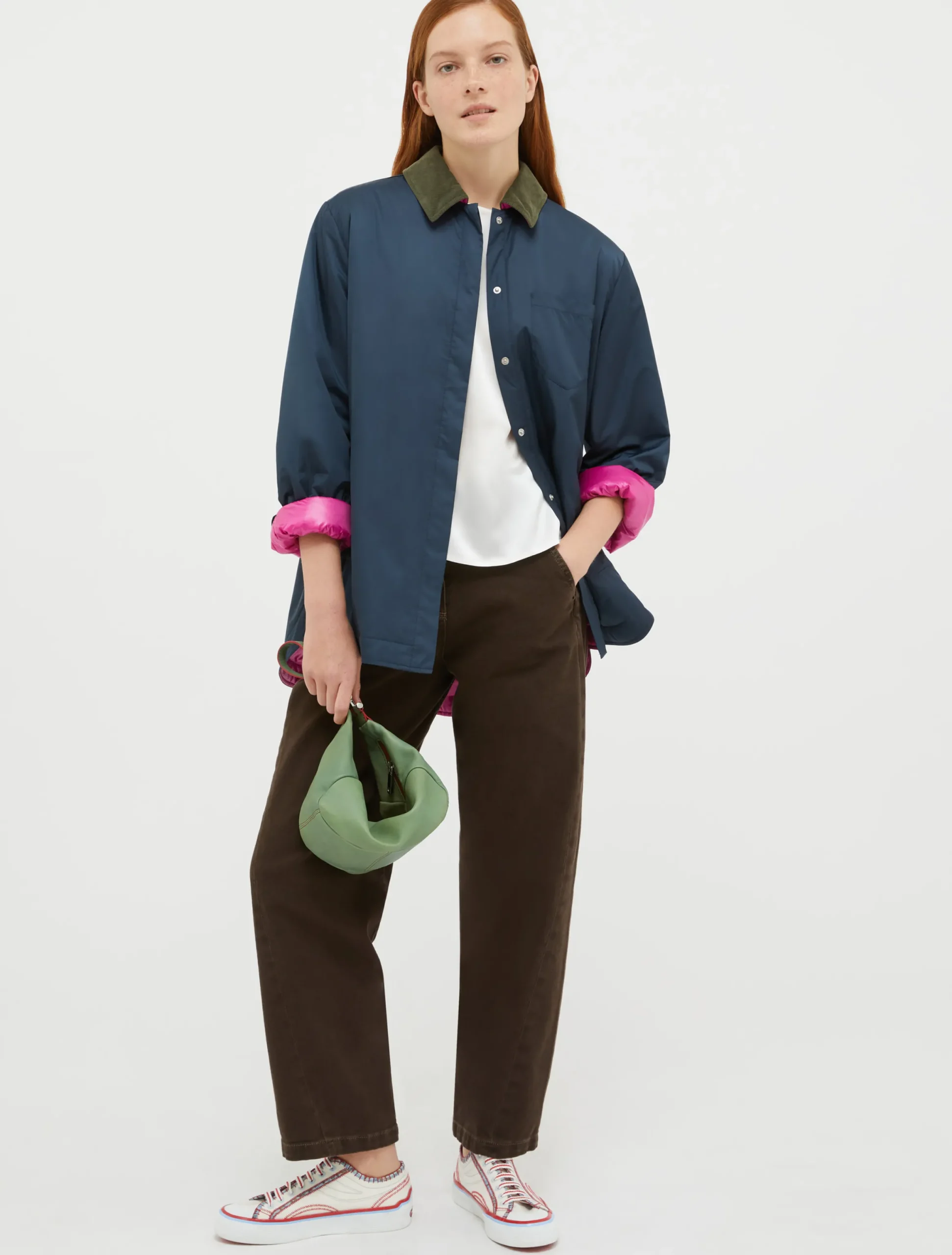 Silk-satin T-shirt
