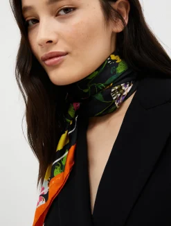 Silk-twill foulard