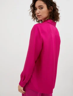 Silk-twill shirt