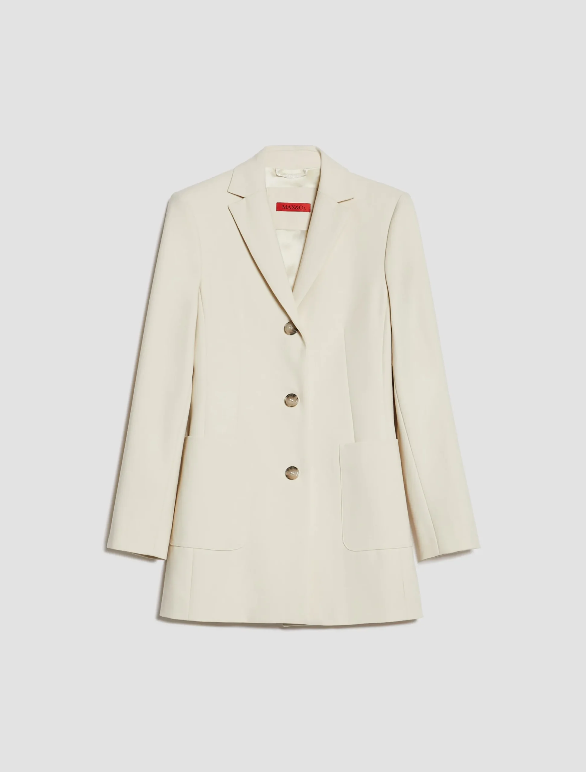 Single-breasted longline blazer