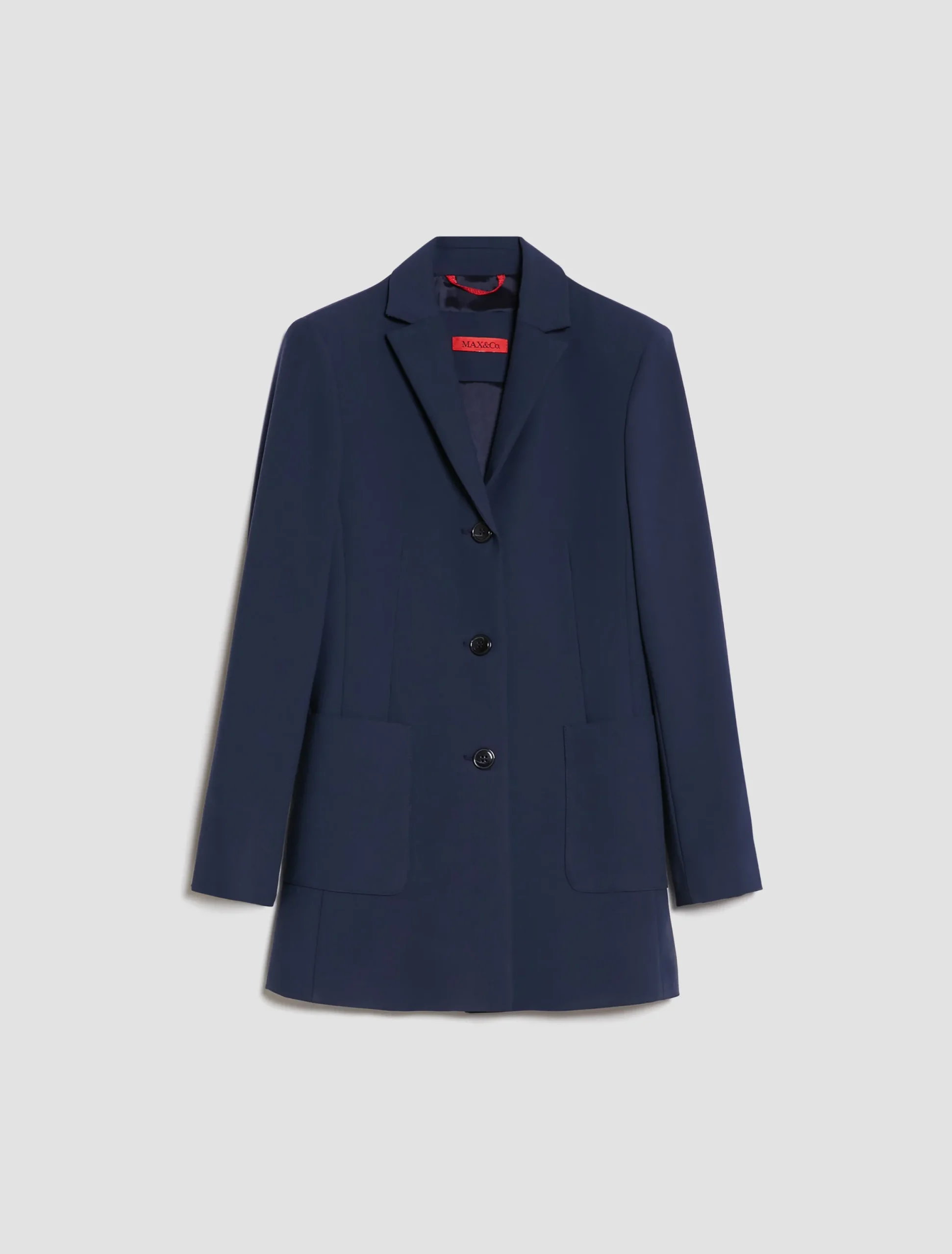 Single-breasted longline blazer