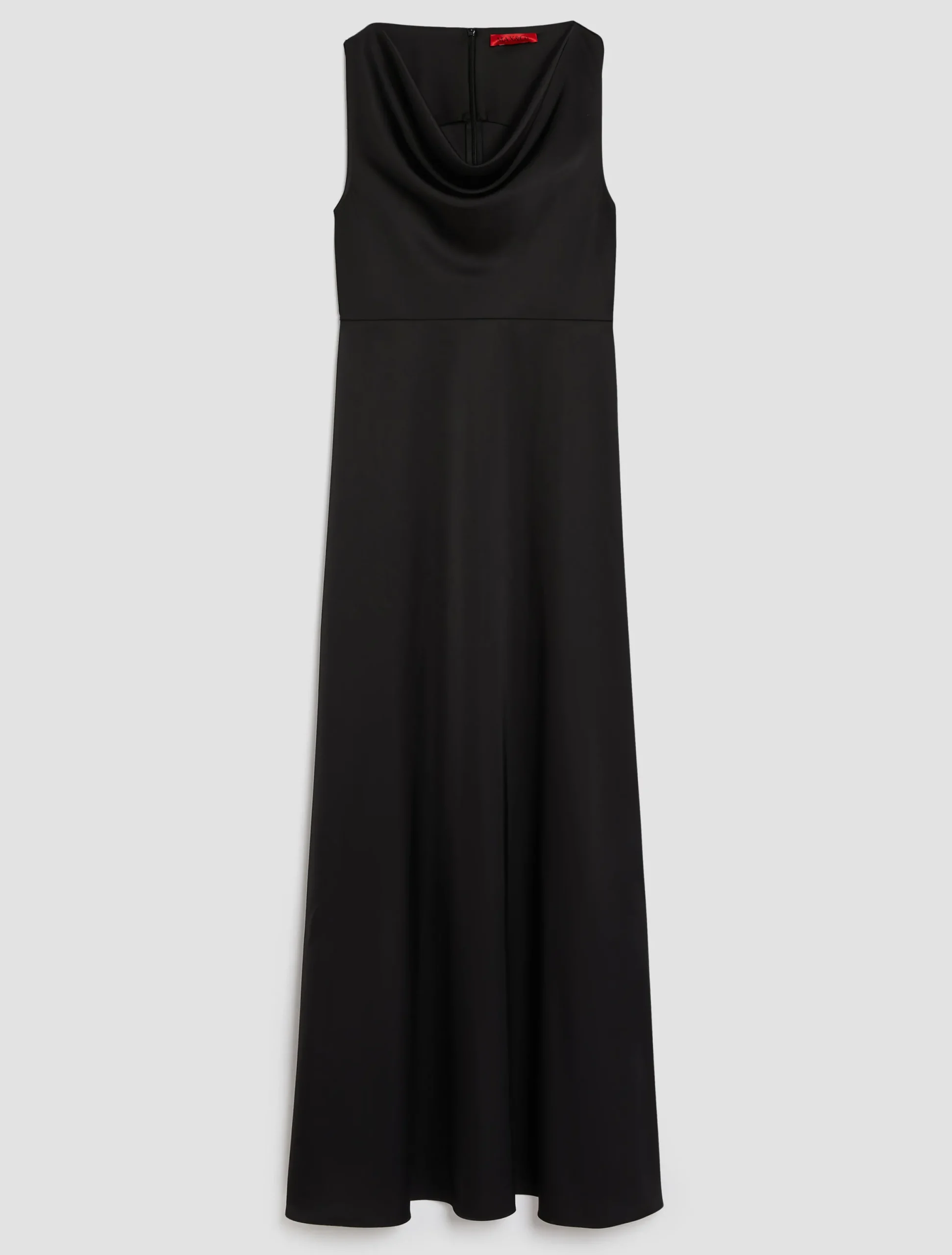 Sleeveless satin maxi dress