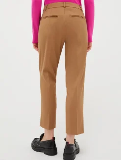 Slim flannel trousers